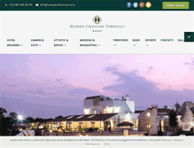 Tablet Screenshot of masseriachiancone.it